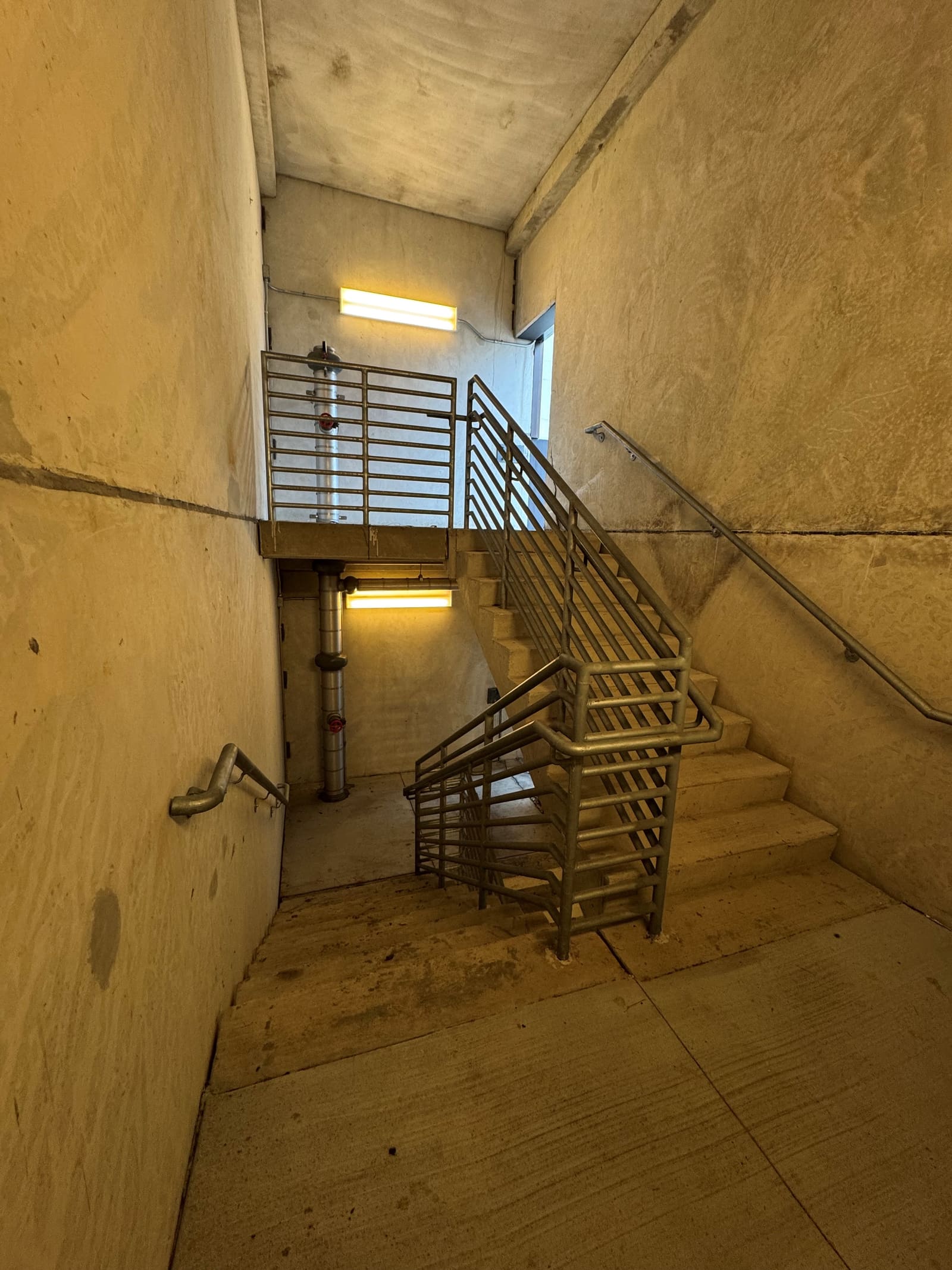 Stairwell before upgrade